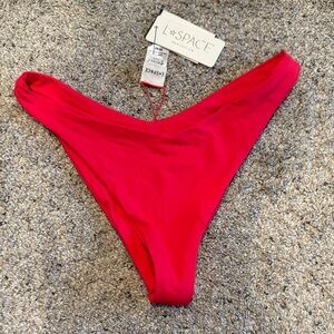 L*Space Bold Red Swim Bottom